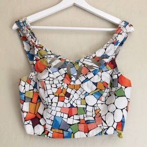 Anthropologie crop top by Maeve